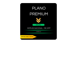 Contabilidade Digital Contatic - Plano Simples Nacional - Premium - Comércios