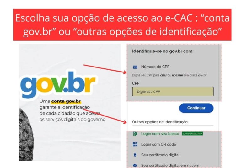 Passo 2 - Cadastro de Procuração Digital no e-CAC - Login