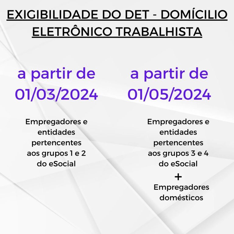 Exigibilidade do Domicílio Eletrônico Trabalhista